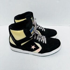 Converse - Black and Iridescent Color Leather Weapon Shoes